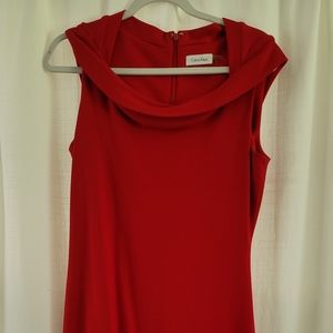Calvin Klein NWOT Red dress sz 10